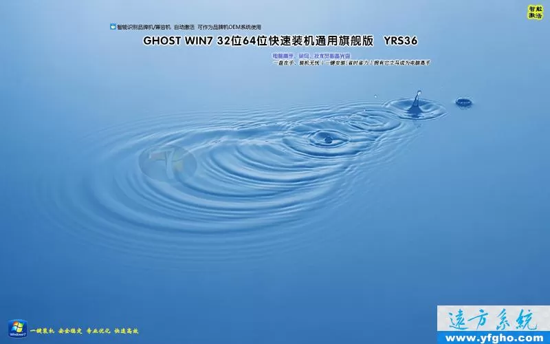 远方系统 Ghost win7 32位64位旗舰装机版 YRS36 插图 1