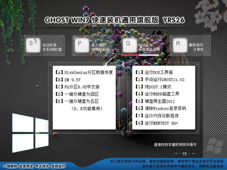 远方系统 Ghost win7装机版YRS26.1（32位64位） 插图 2