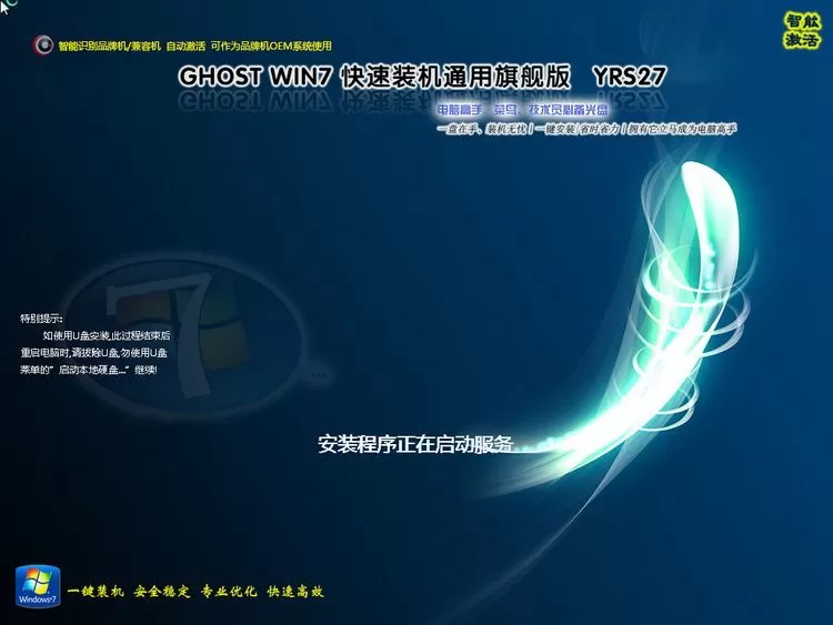 远方系统 Ghost win7装机版YRS27（32位64位） 插图 1