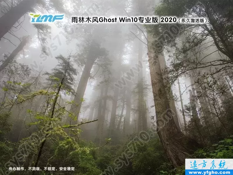雨林木风Ghost Win10专业版 32位64位纯净版 插图 1